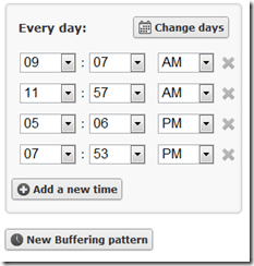 bufferSchedule