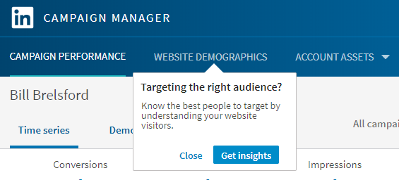 LinkedIn Campaign Manager
